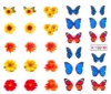 WATER DECALS -  Stickers Papillons
